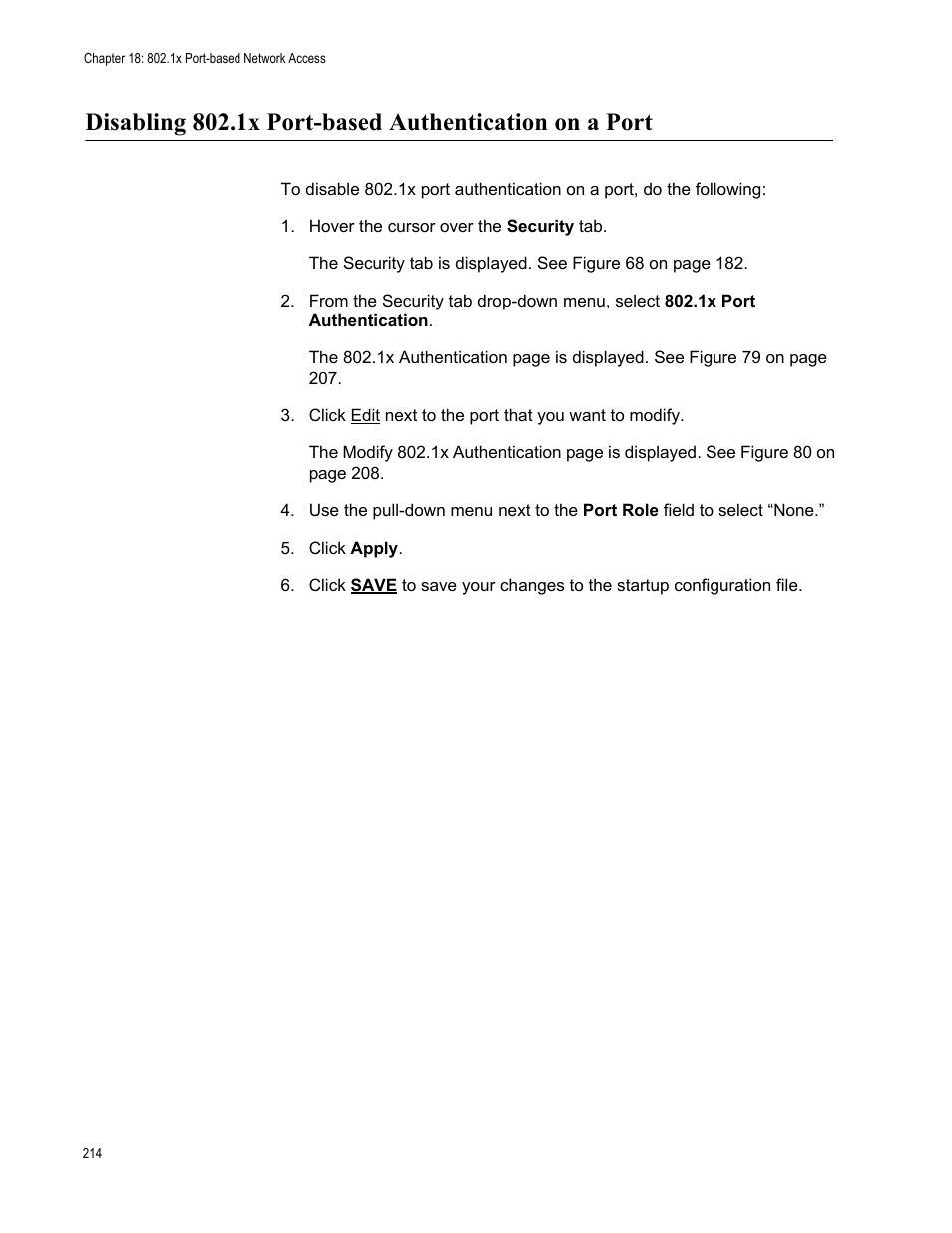 Allied Telesis AT-FS970M Series User Manual | Page 214 / 330