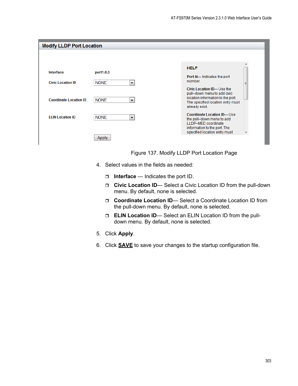 Allied Telesis AT-FS970M Series User Manual | Page 303 / 330