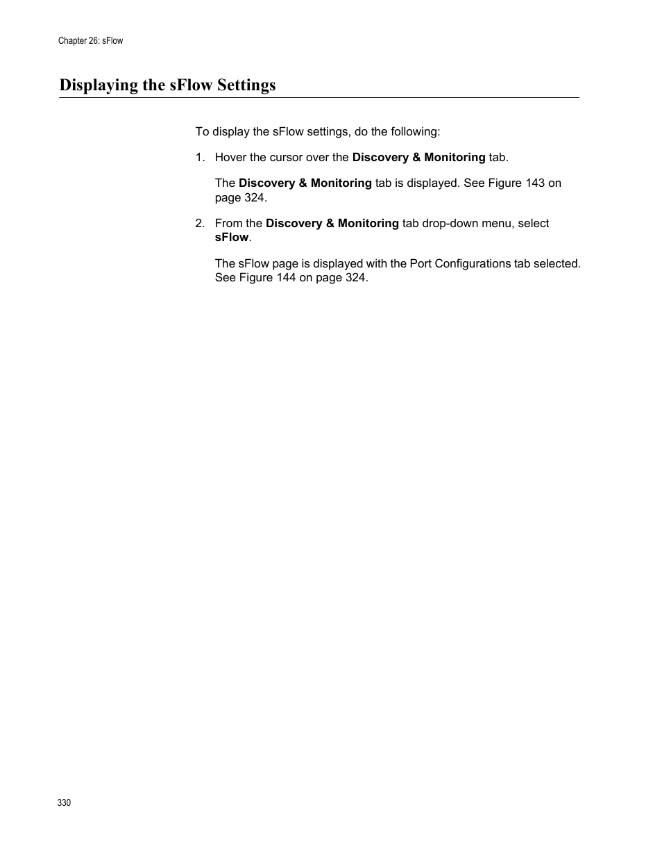 Displaying the sflow settings | Allied Telesis AT-FS970M Series User Manual | Page 330 / 330
