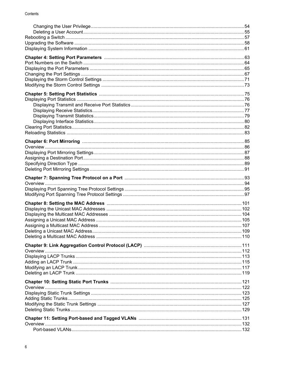 Allied Telesis AT-FS970M Series User Manual | Page 6 / 330