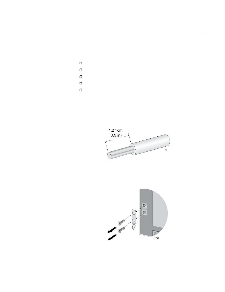 Installing the chassis grounding lug, Stripping the grounding wire, Figure 46: removing the grounding lug | Allied Telesis AT-SBx31CFC960 User Manual | Page 103 / 288