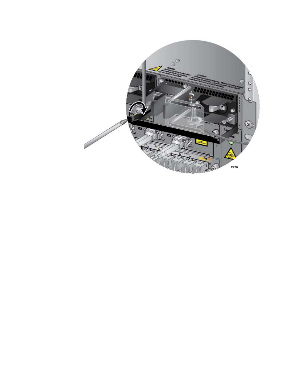 Figure 146: connecting the positive wire | Allied Telesis AT-SBx31CFC960 User Manual | Page 200 / 288