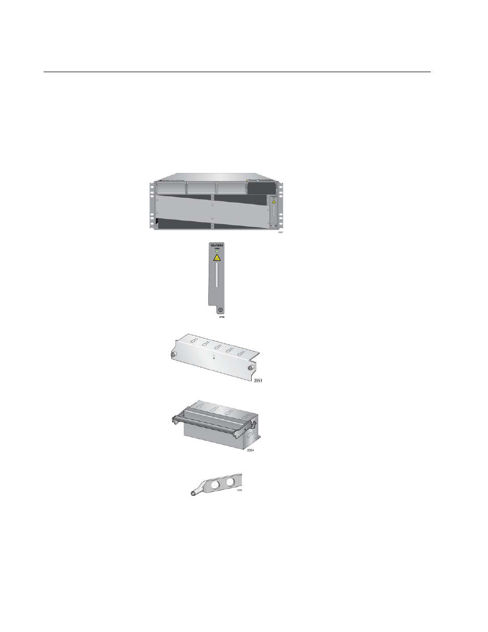 Unpacking the at-sbx3106 chassis, Figure 33: at-sbx3106 chassis items | Allied Telesis AT-SBx31CFC960 User Manual | Page 90 / 288