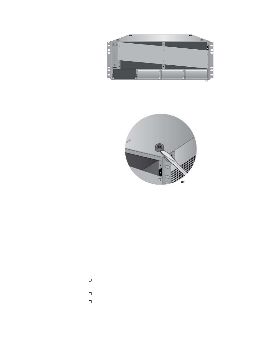Adjusting the equipment rack brackets | Allied Telesis AT-SBx31CFC960 User Manual | Page 96 / 288