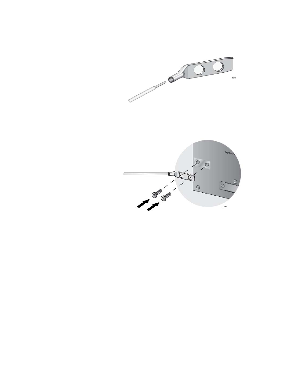 Installing the grounding lug and wire | Allied Telesis AT-SBx31CFC960 User Manual | Page 103 / 294