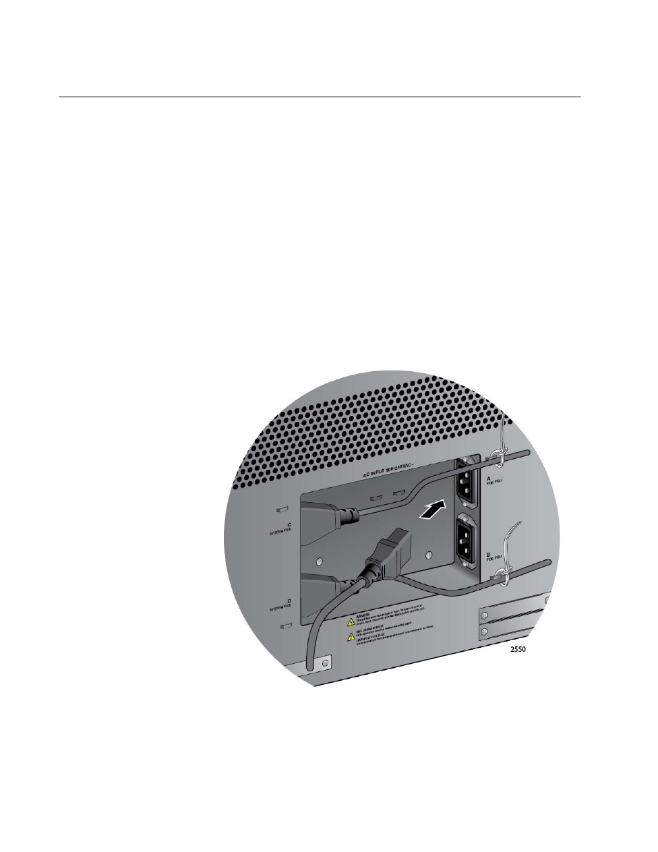 Powering on the at-sbxpwrpoe1 ac power supply | Allied Telesis AT-SBx31CFC960 User Manual | Page 178 / 294