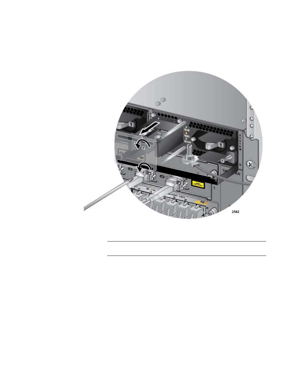 Figure 138: removing the plastic cover | Allied Telesis AT-SBx31CFC960 User Manual | Page 197 / 294