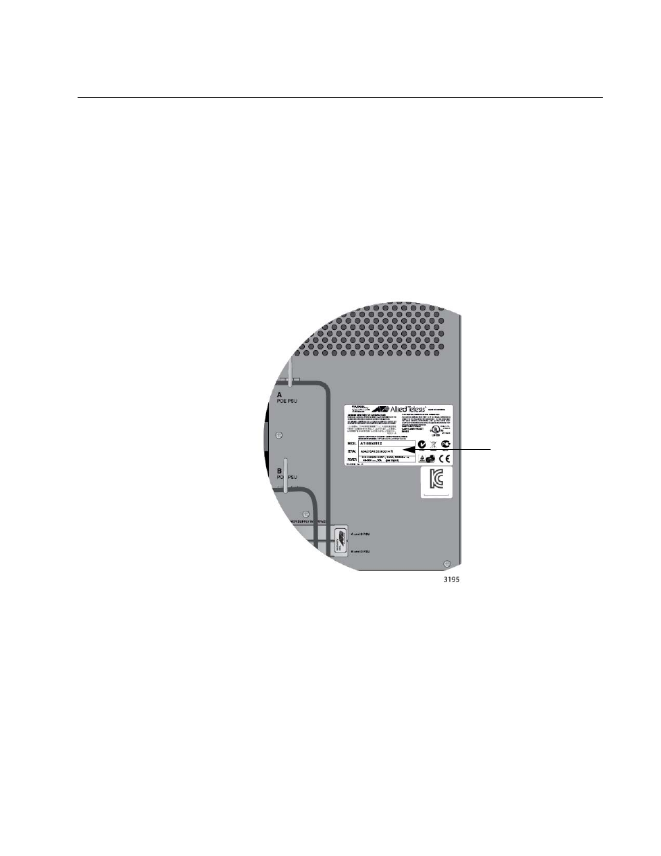 Checking the backplane version, Figure 153: serial number | Allied Telesis AT-SBx31CFC960 User Manual | Page 225 / 294