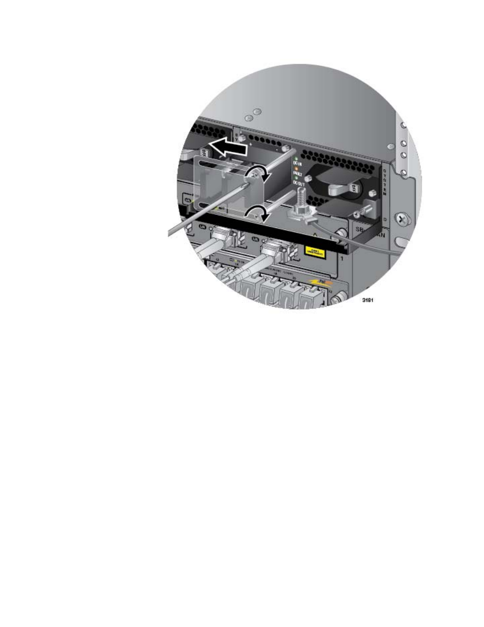 Figure 166: closing the plastic cover | Allied Telesis AT-SBx31CFC960 User Manual | Page 266 / 294