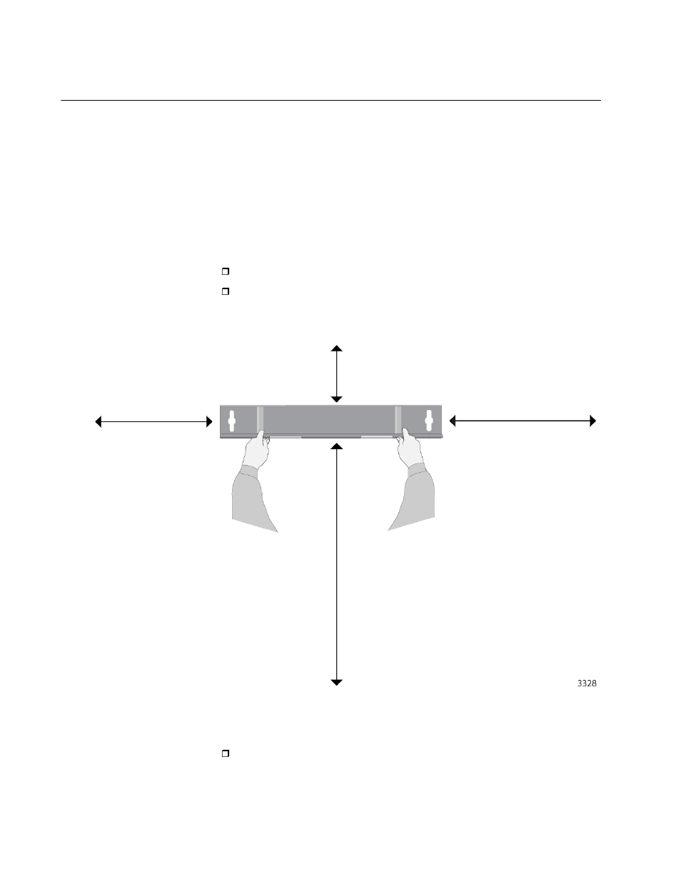 Marking the wall locations for the screw holes | Allied Telesis AT-SBx3106WMB User Manual | Page 26 / 44