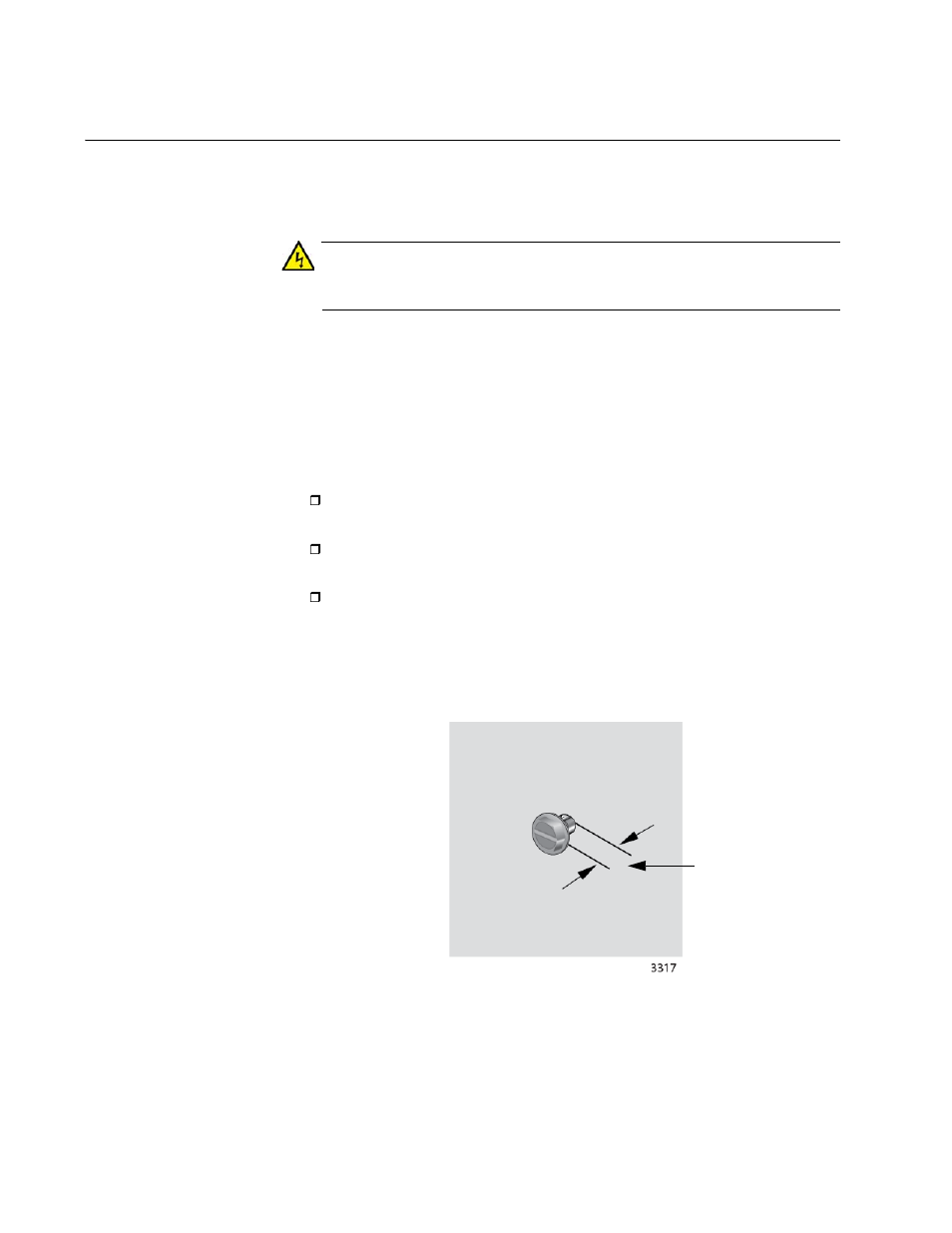 Installing the screws in the wall, Concrete wall, Figure 12: installing the screws | Allied Telesis AT-SBx3106WMB User Manual | Page 30 / 44