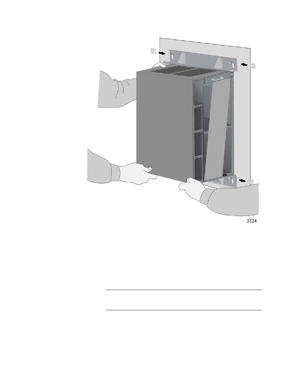 Figure 19: installing the washers | Allied Telesis AT-SBx3106WMB User Manual | Page 37 / 44