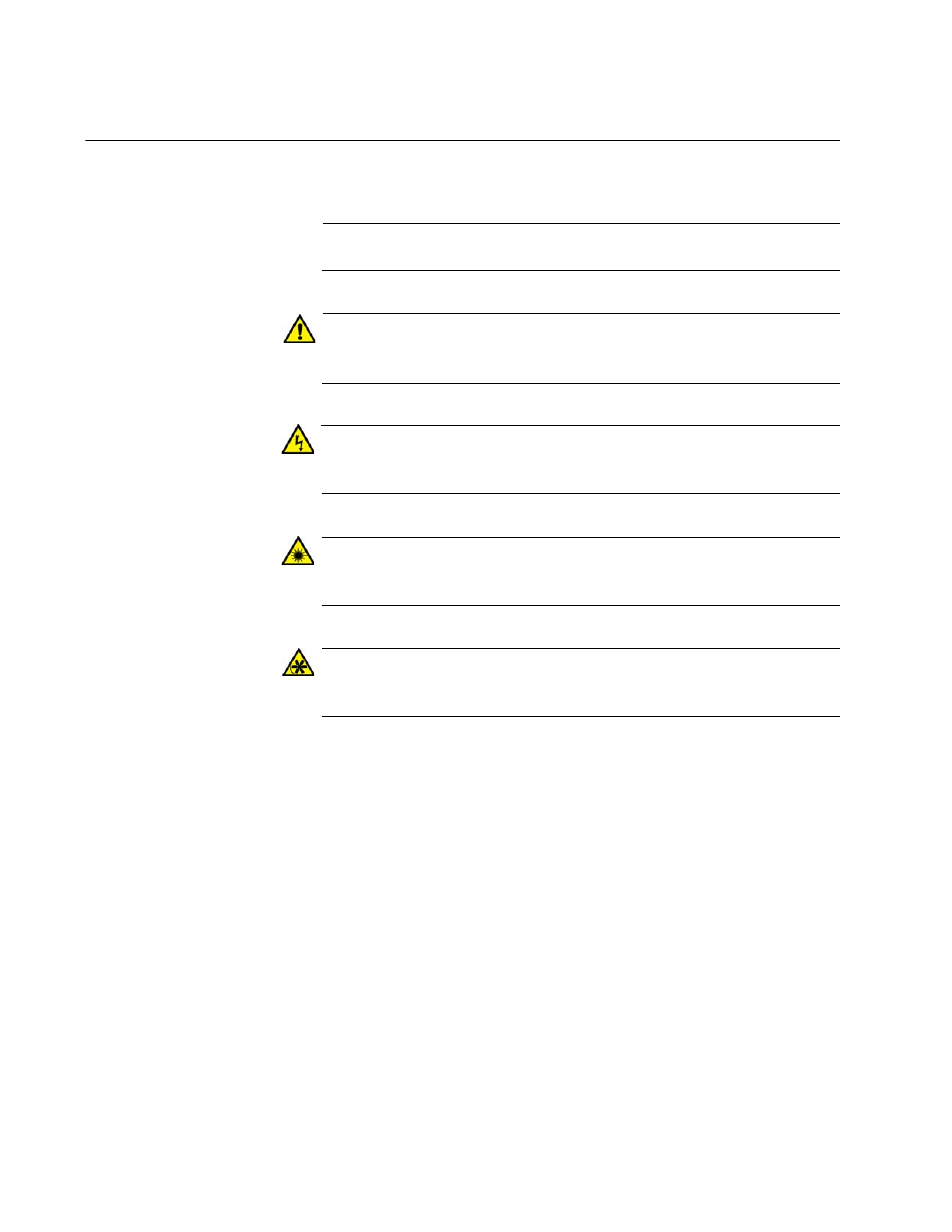 Safety symbols used in this document | Allied Telesis AT-SBx3106WMB User Manual | Page 8 / 44