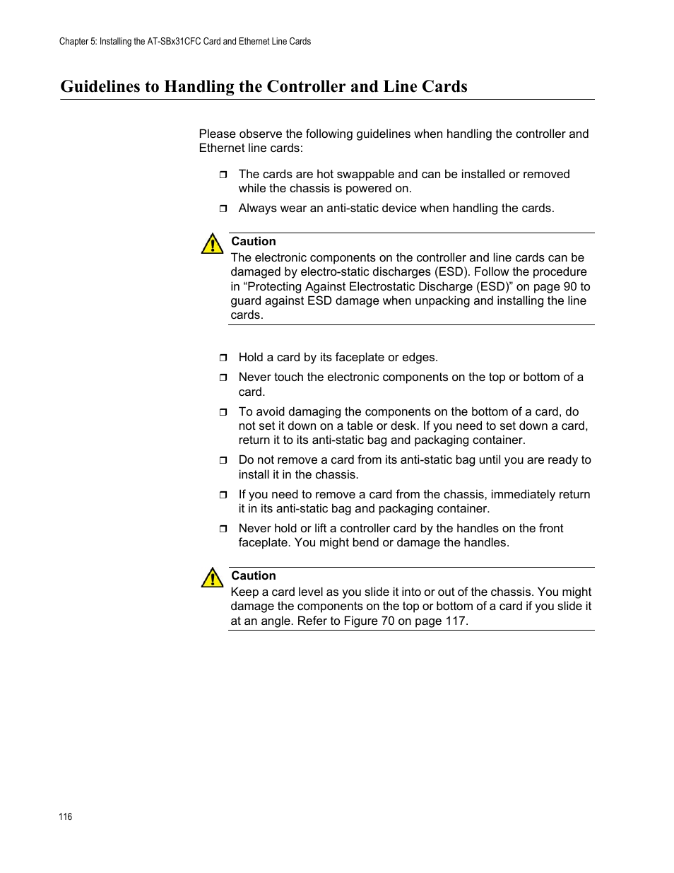 Allied Telesis SwitchBlade x3106 User Manual | Page 116 / 260