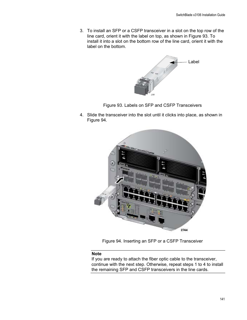 Allied Telesis SwitchBlade x3106 User Manual | Page 141 / 260