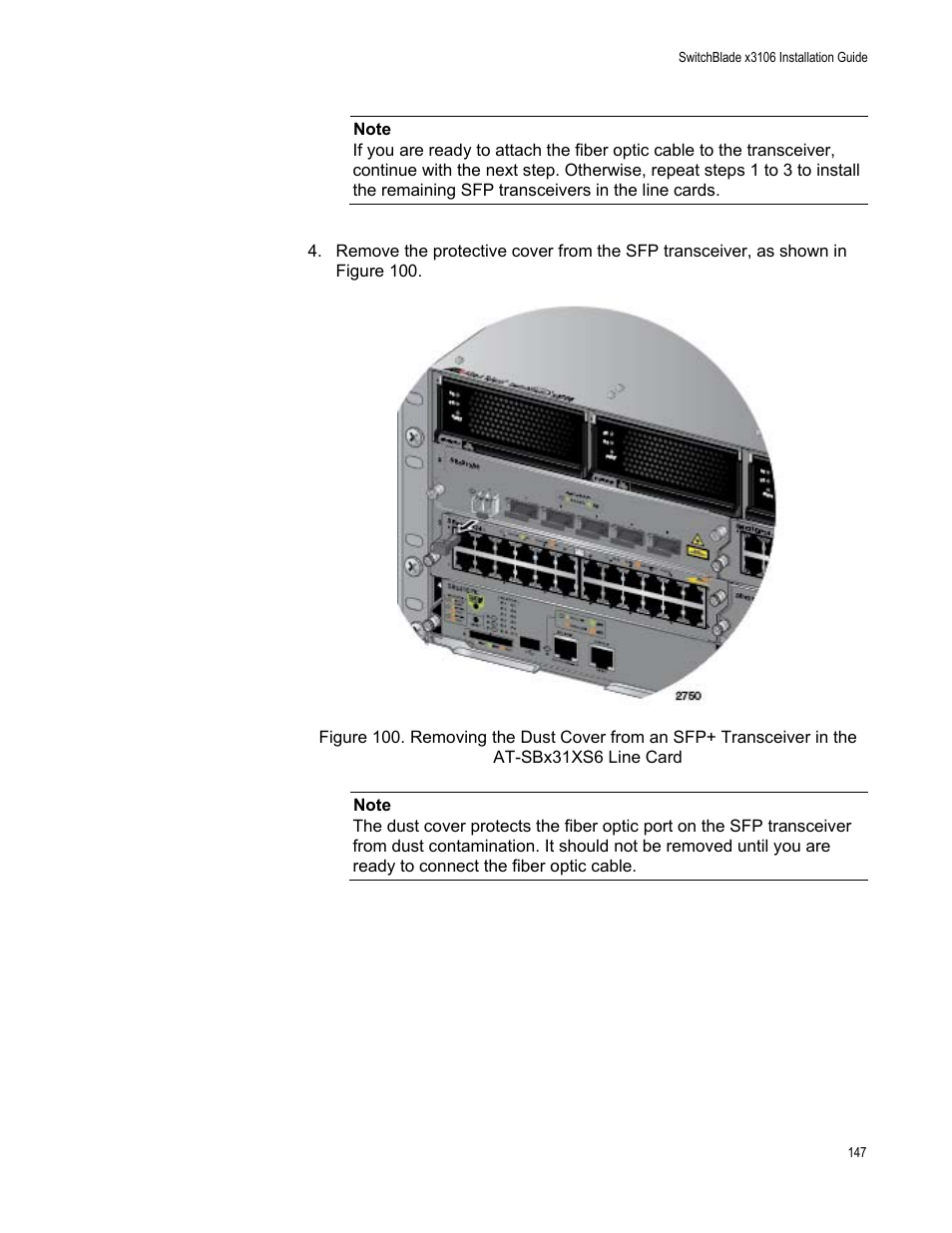 Allied Telesis SwitchBlade x3106 User Manual | Page 147 / 260