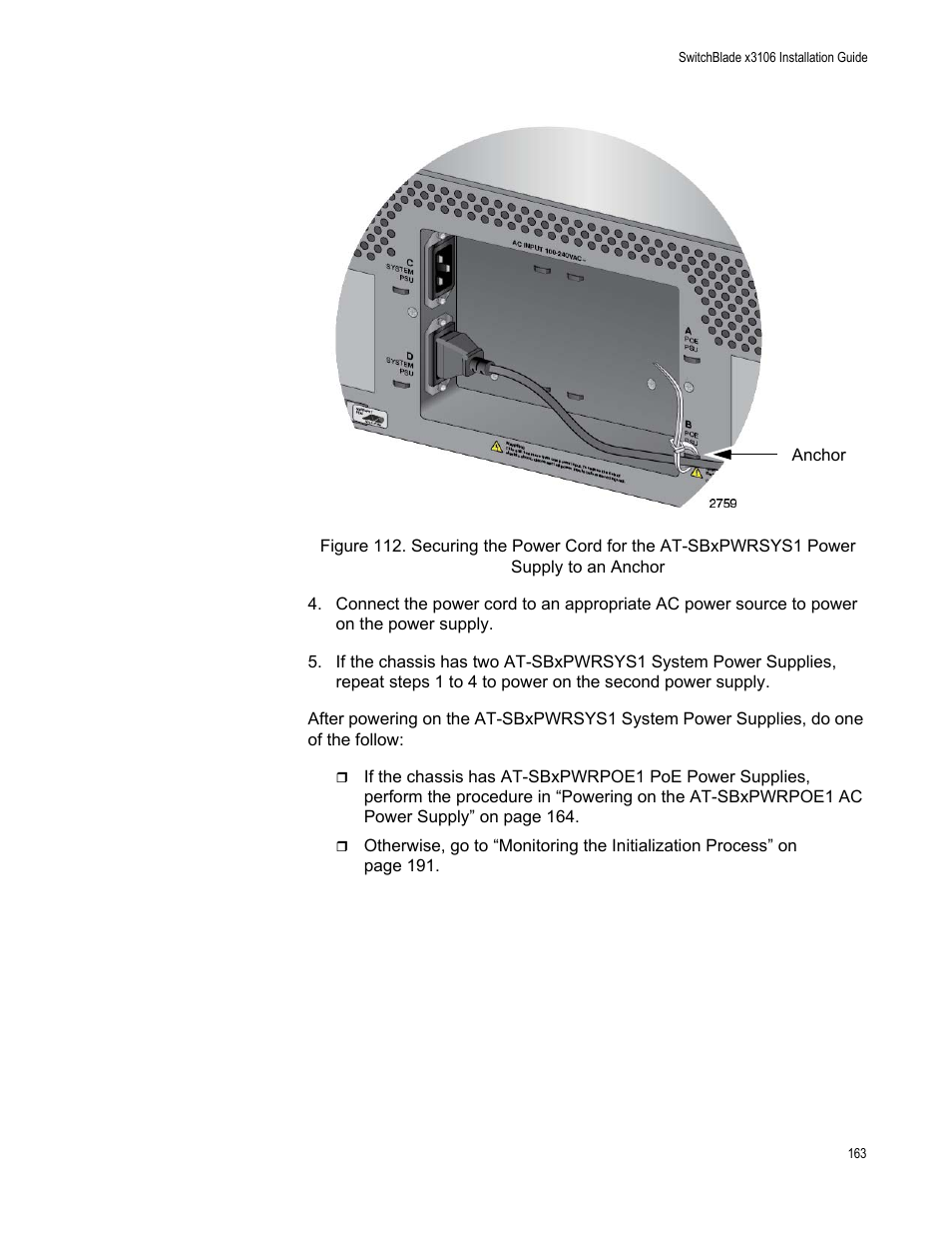 Allied Telesis SwitchBlade x3106 User Manual | Page 163 / 260