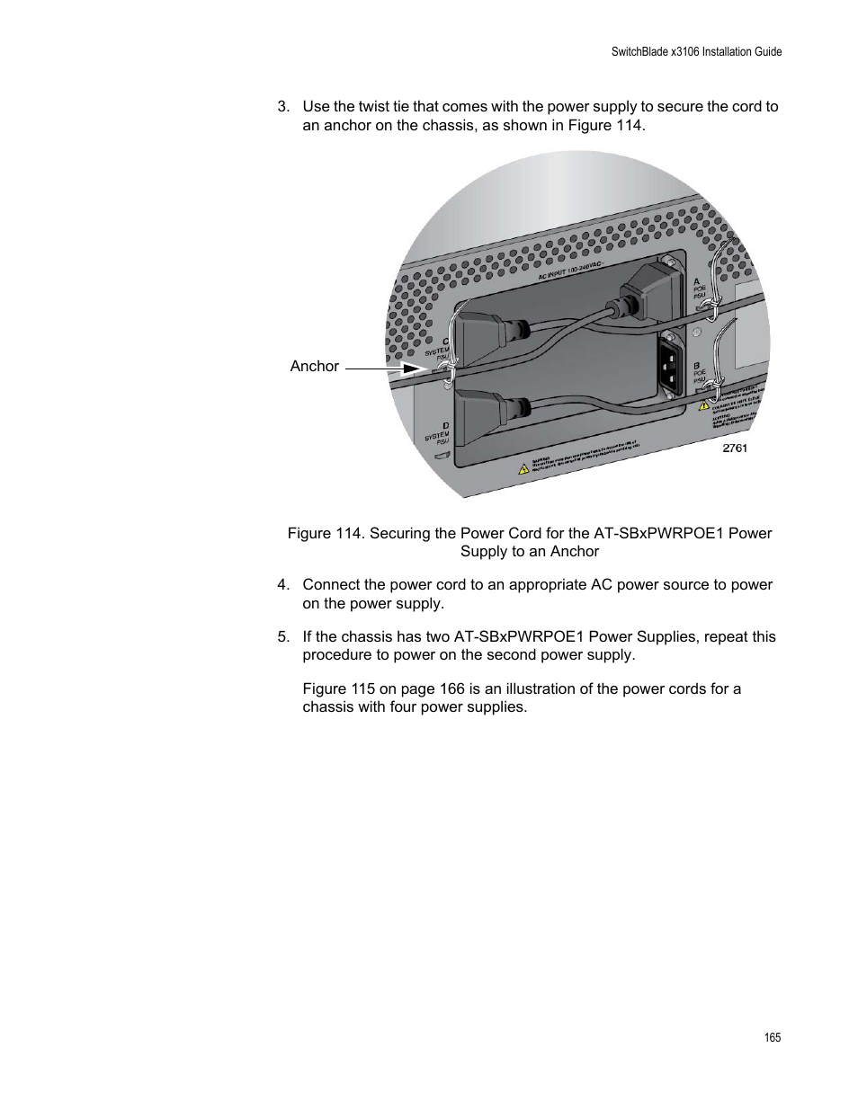 Allied Telesis SwitchBlade x3106 User Manual | Page 165 / 260