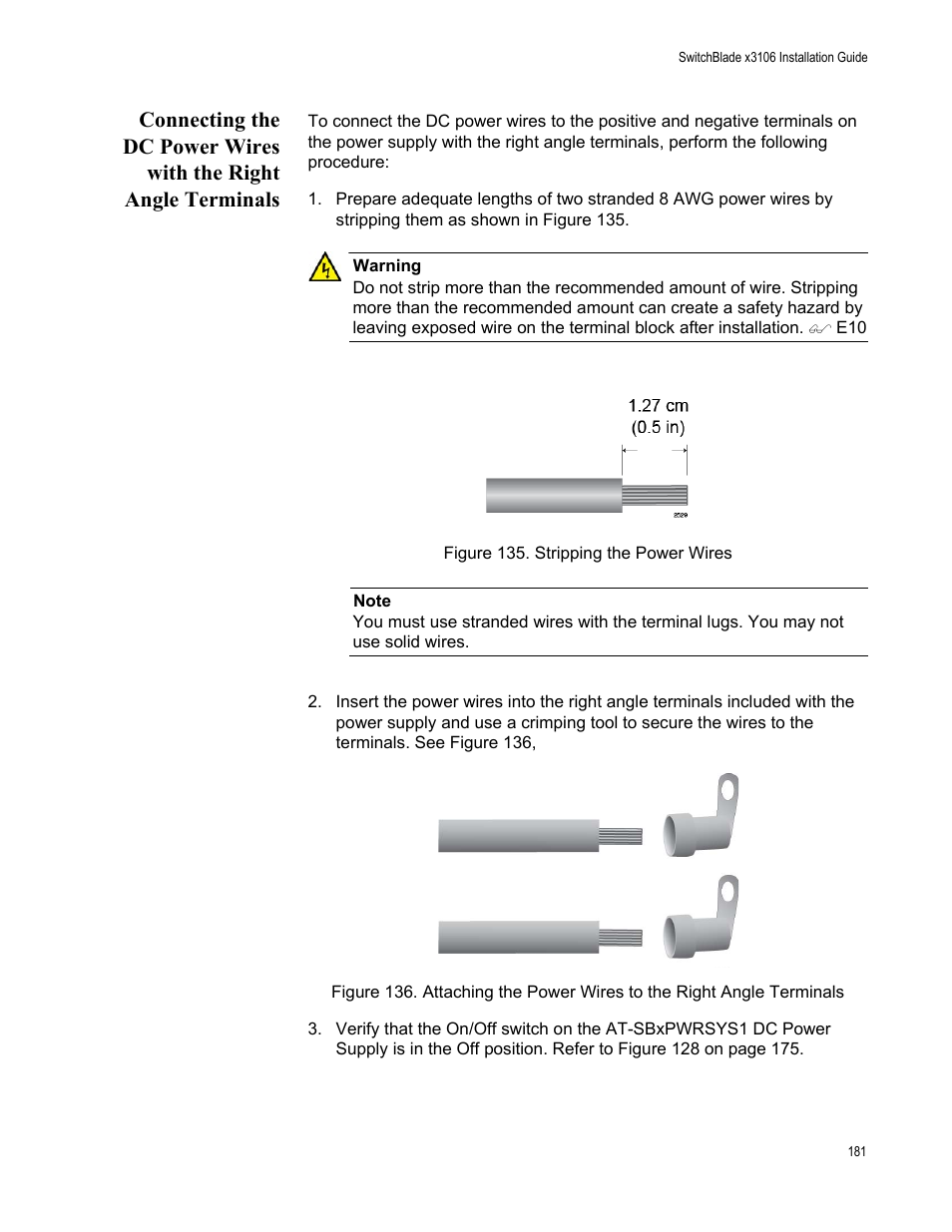 Allied Telesis SwitchBlade x3106 User Manual | Page 181 / 260