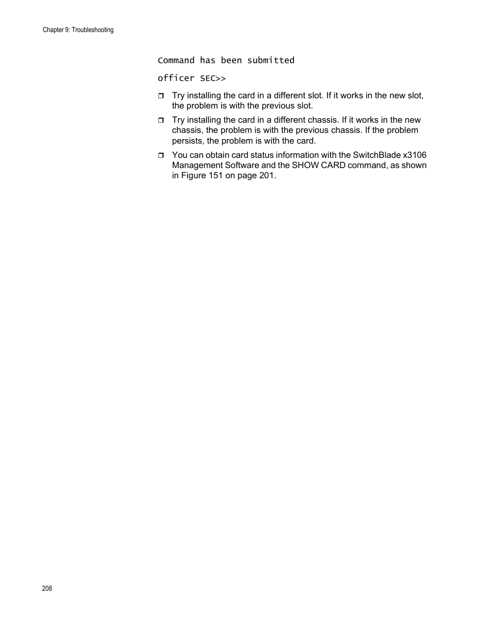 Allied Telesis SwitchBlade x3106 User Manual | Page 208 / 260