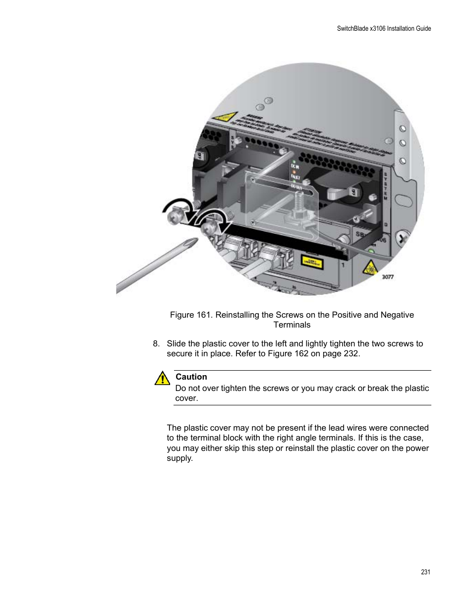 Allied Telesis SwitchBlade x3106 User Manual | Page 231 / 260