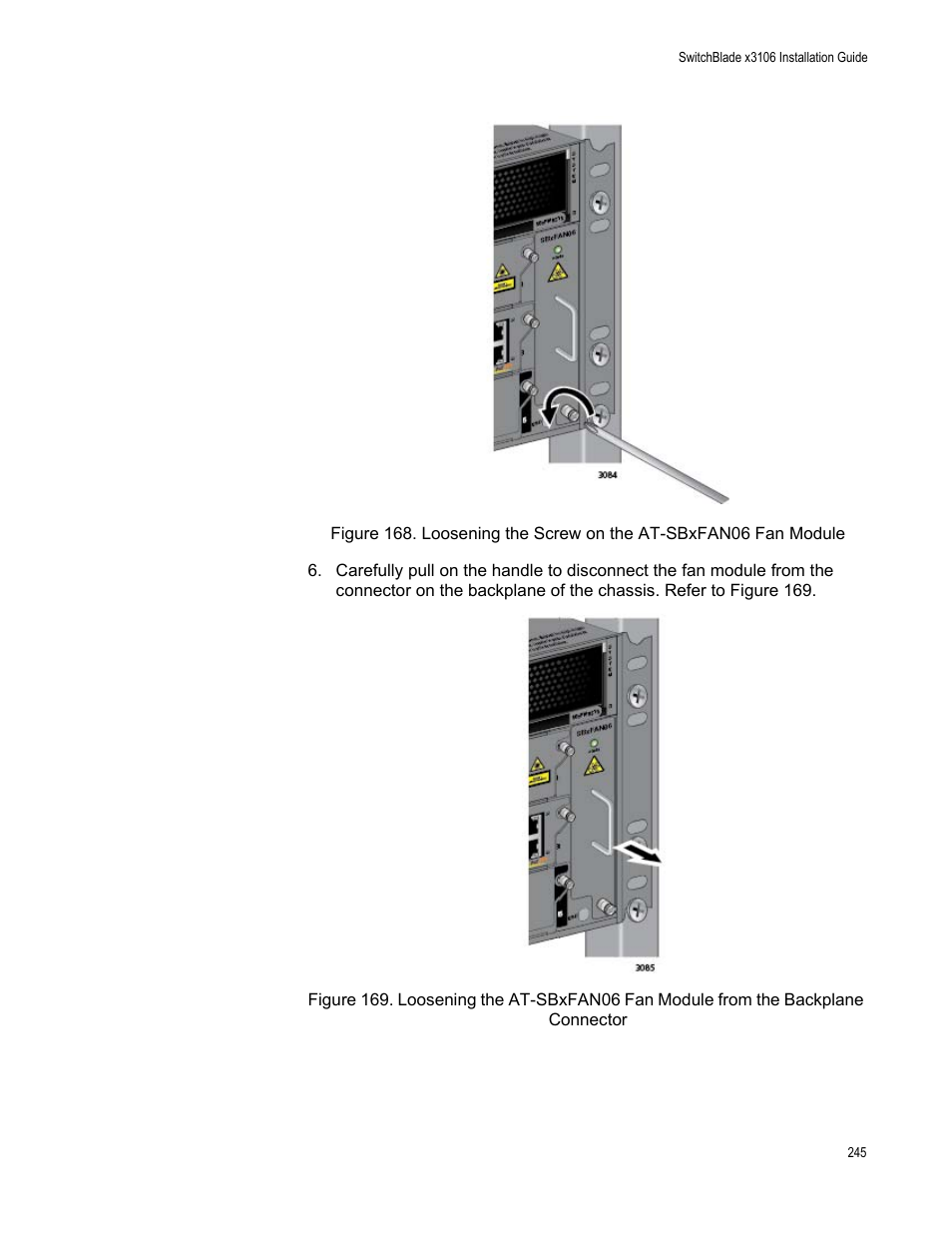 Allied Telesis SwitchBlade x3106 User Manual | Page 245 / 260