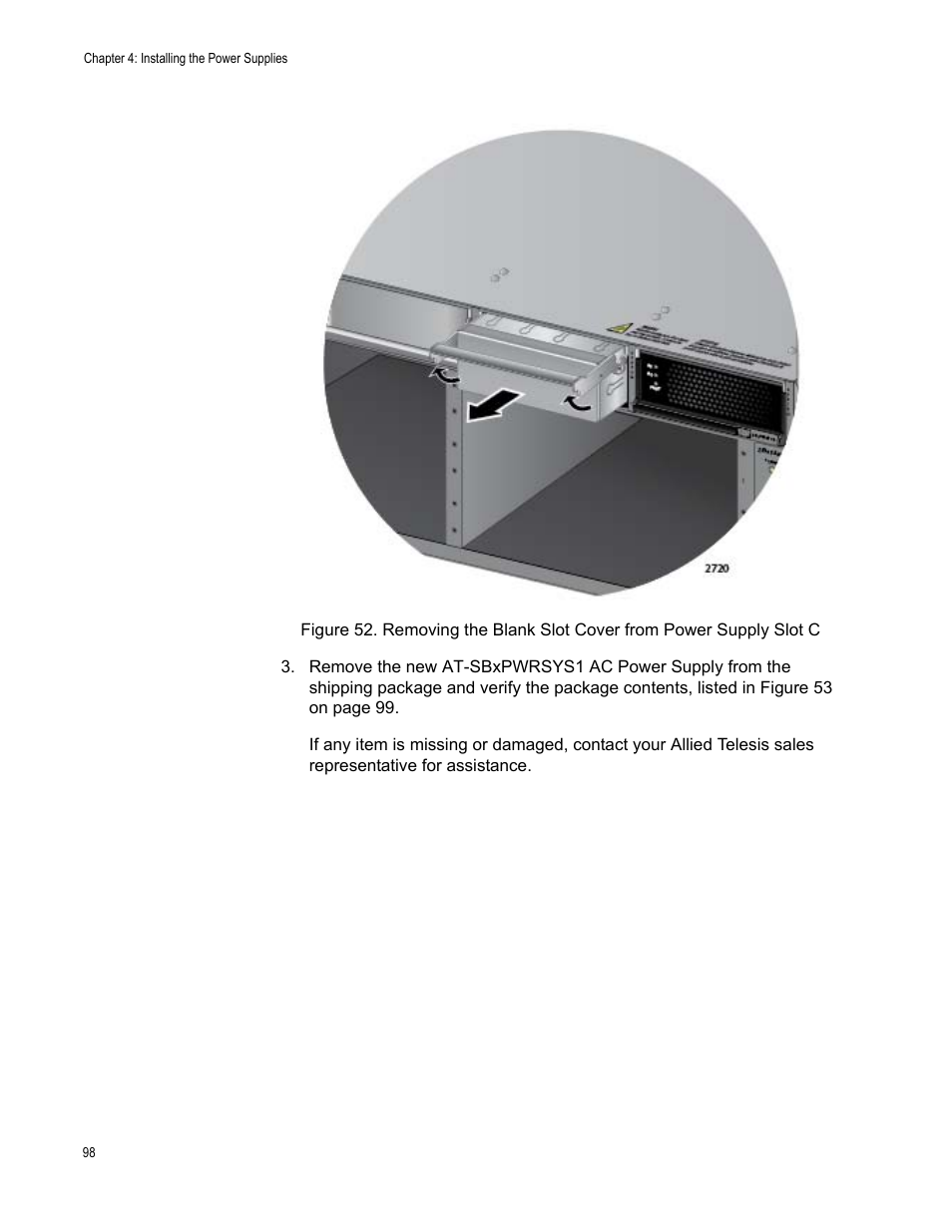 Allied Telesis SwitchBlade x3106 User Manual | Page 98 / 260