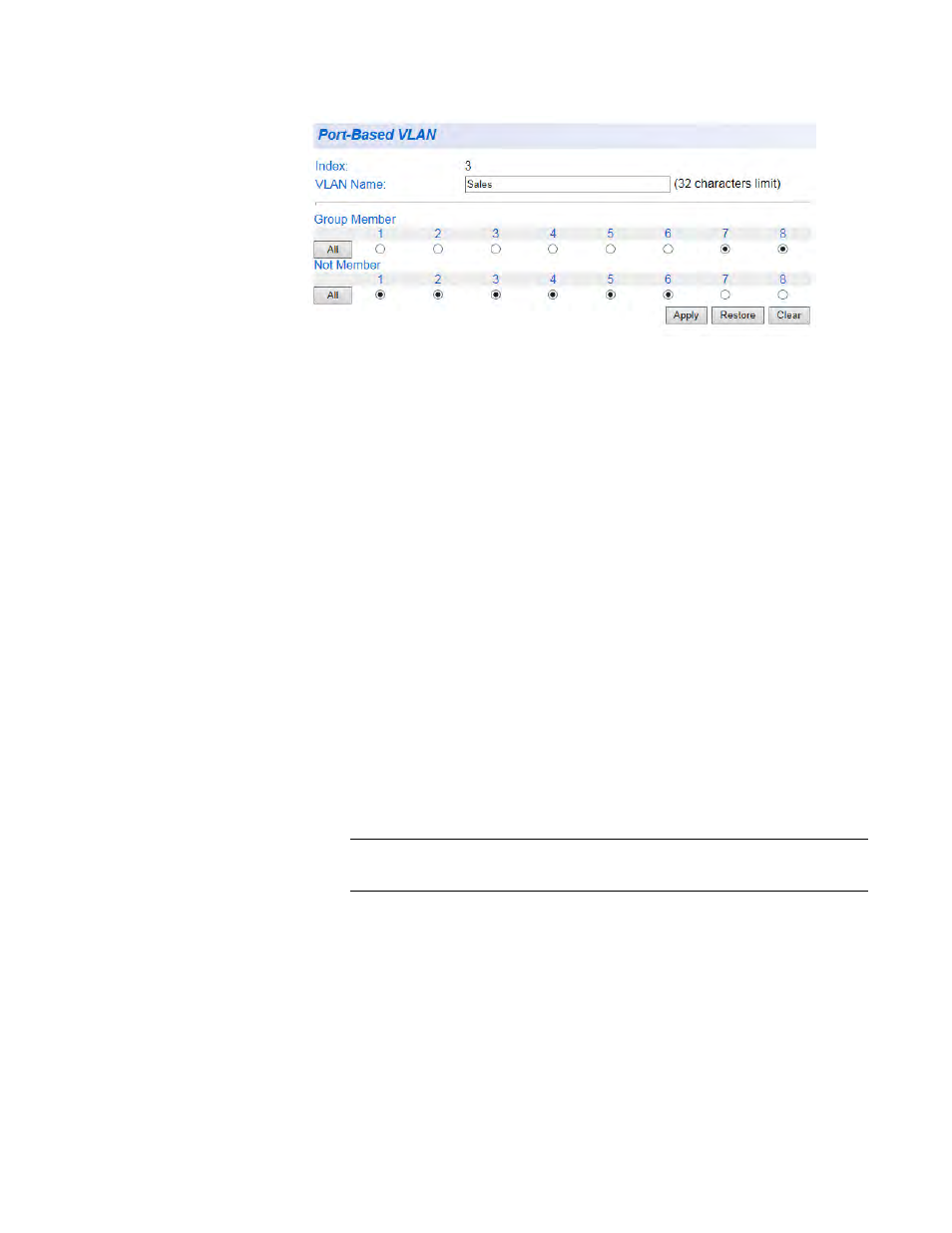 Delete a port- based vlan, Delete a port-based vlan | Allied Telesis AT-GS950/8 User Manual | Page 175 / 404