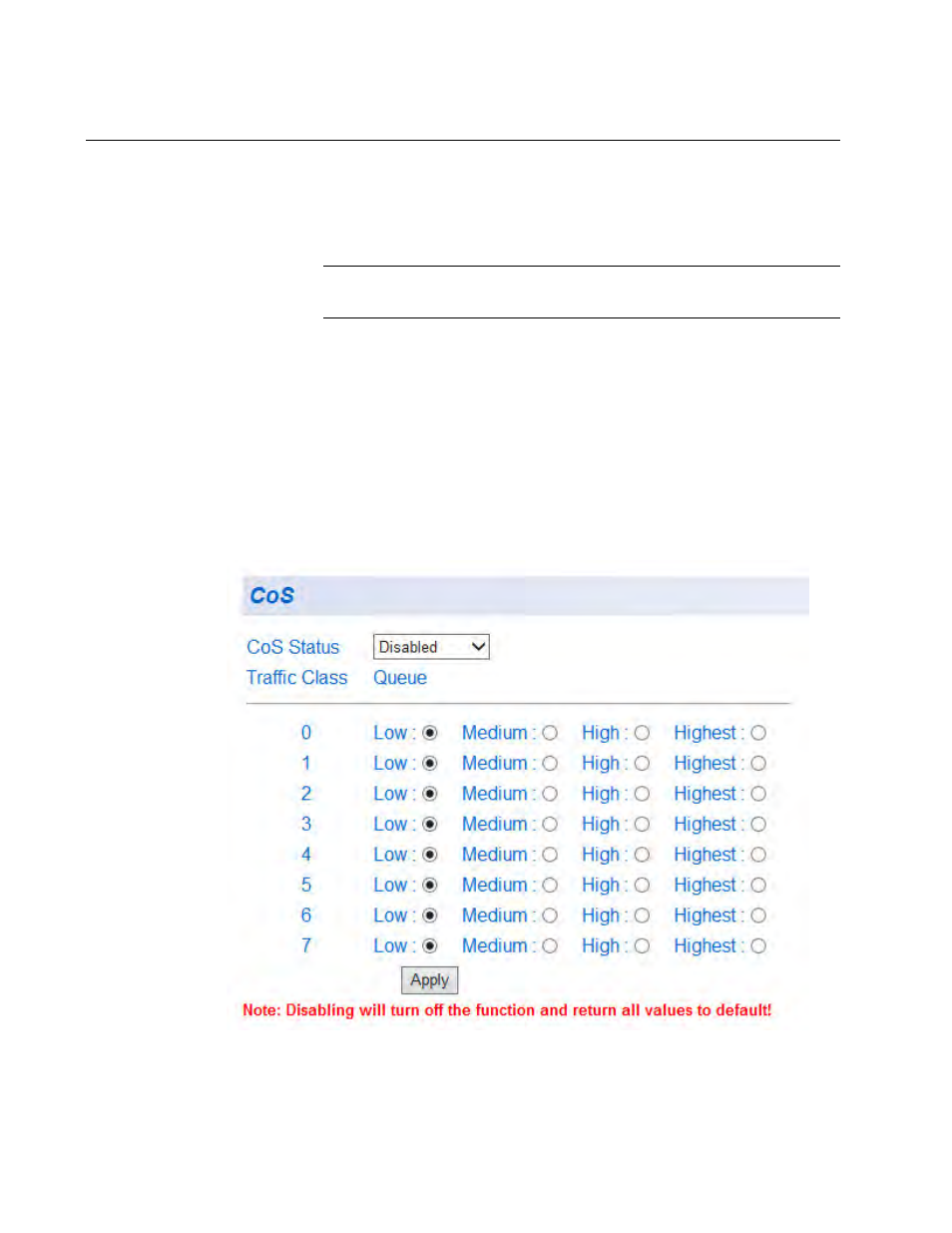 Mapping cos priorities to egress queues | Allied Telesis AT-GS950/8 User Manual | Page 198 / 404