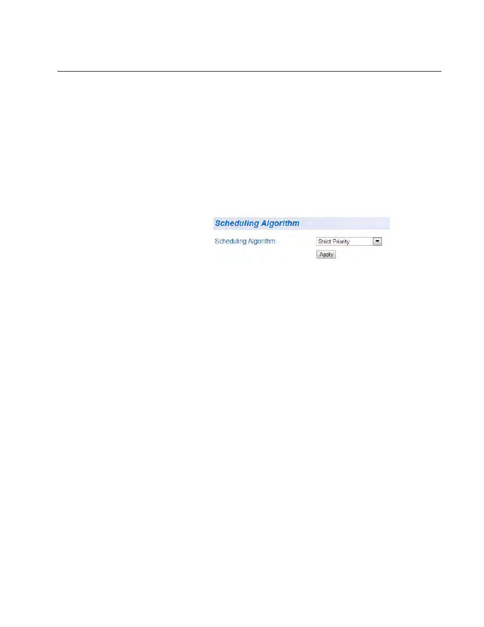 Queue scheduling algorithm | Allied Telesis AT-GS950/8 User Manual | Page 203 / 404