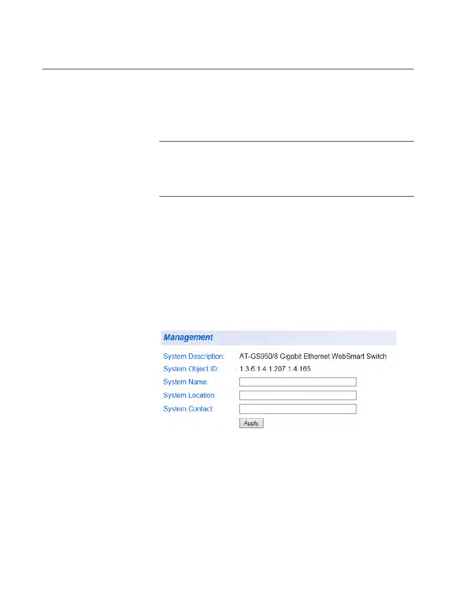 System management information | Allied Telesis AT-GS950/8 User Manual | Page 30 / 404