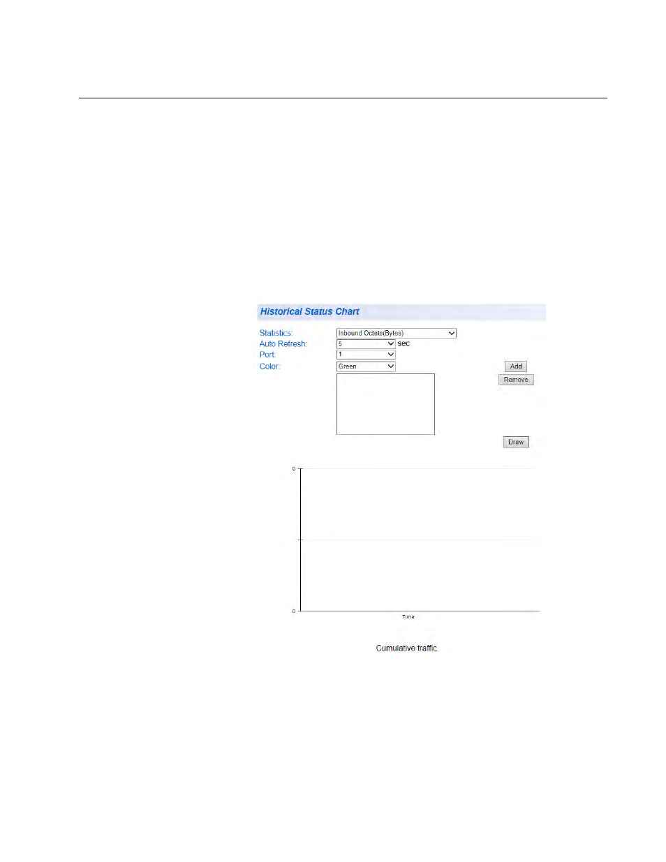 Historical status statistics | Allied Telesis AT-GS950/8 User Manual | Page 327 / 404