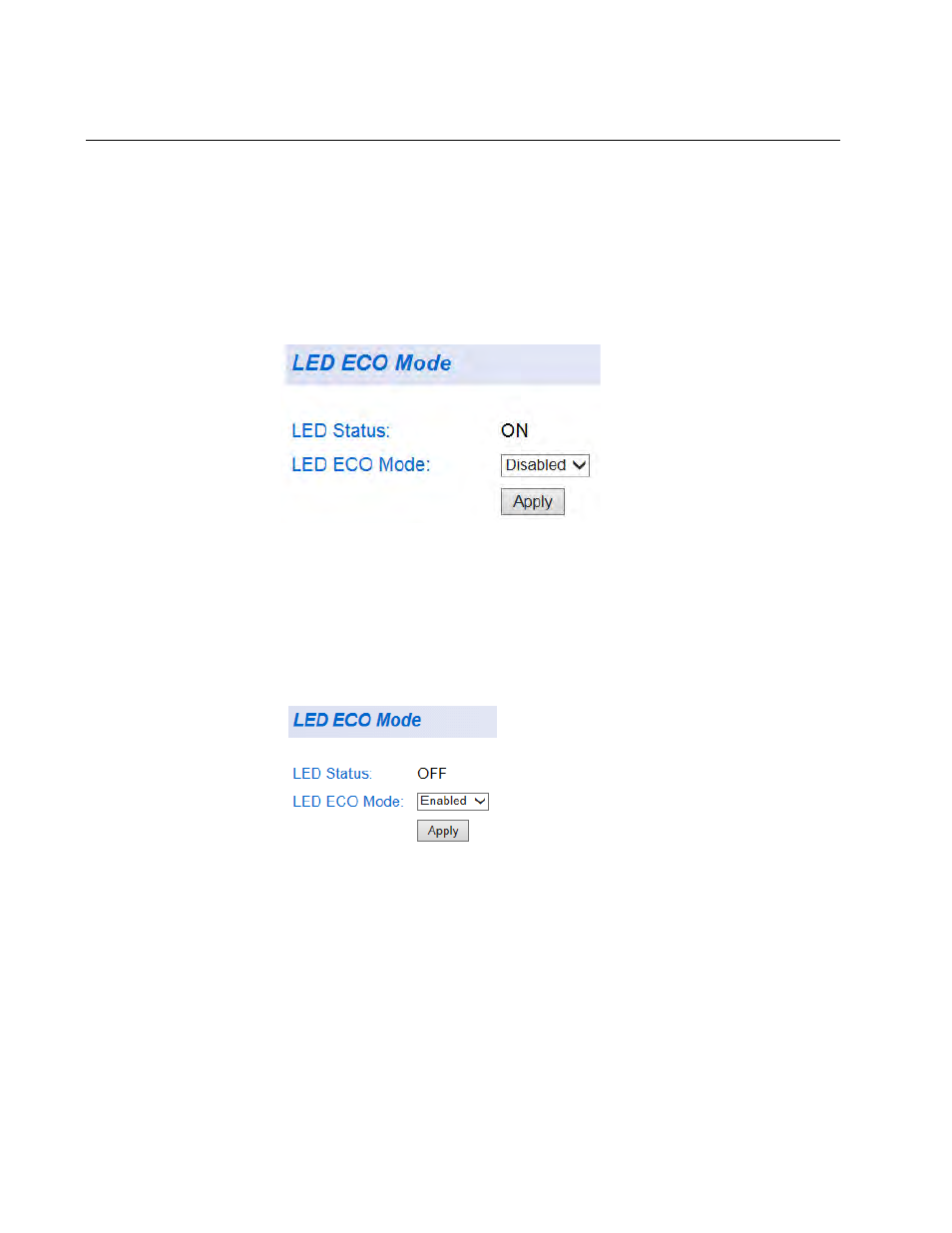 Enable led eco mode | Allied Telesis AT-GS950/8 User Manual | Page 348 / 404