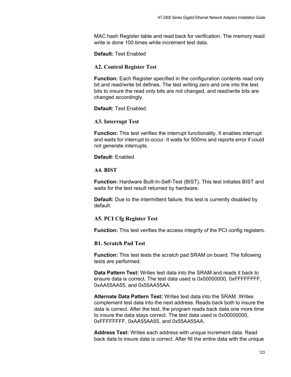 Allied Telesis AT-2900 Series Adapters User Manual | Page 123 / 142