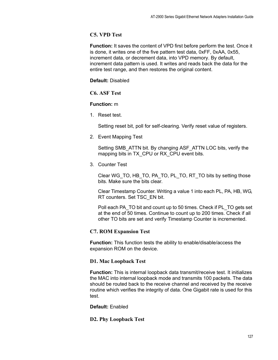 Allied Telesis AT-2900 Series Adapters User Manual | Page 127 / 142