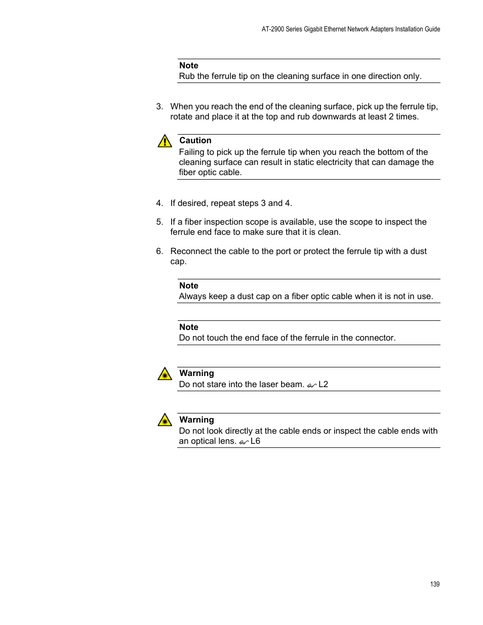 Allied Telesis AT-2900 Series Adapters User Manual | Page 139 / 142