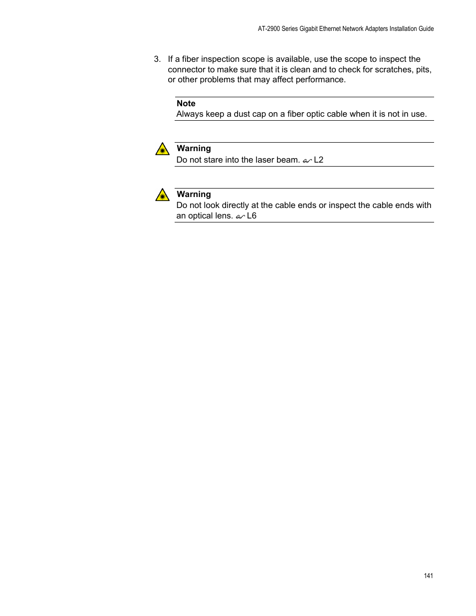 Allied Telesis AT-2900 Series Adapters User Manual | Page 141 / 142