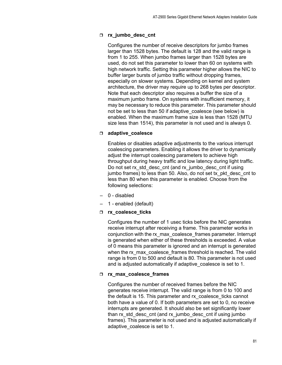 Allied Telesis AT-2900 Series Adapters User Manual | Page 81 / 142