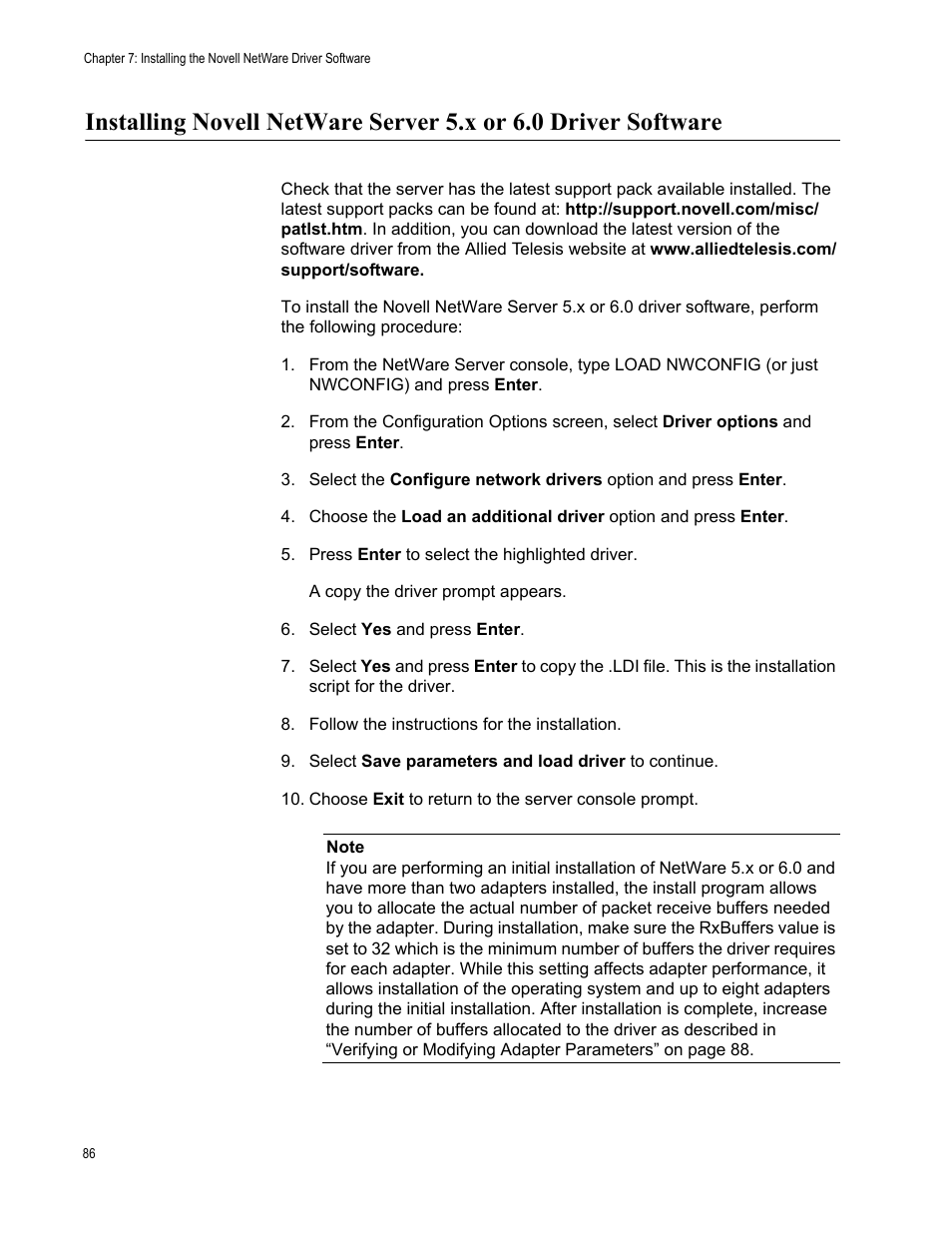Allied Telesis AT-2900 Series Adapters User Manual | Page 86 / 142
