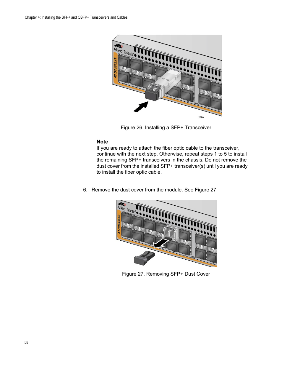Allied Telesis AT-DC2552XS User Manual | Page 58 / 84