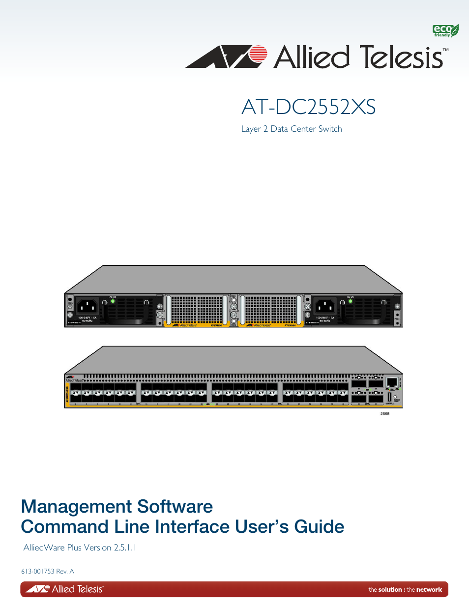 Allied Telesis AT-DC2552XS User Manual | 550 pages