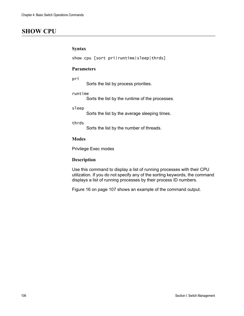 Show cpu | Allied Telesis AT-DC2552XS User Manual | Page 106 / 550