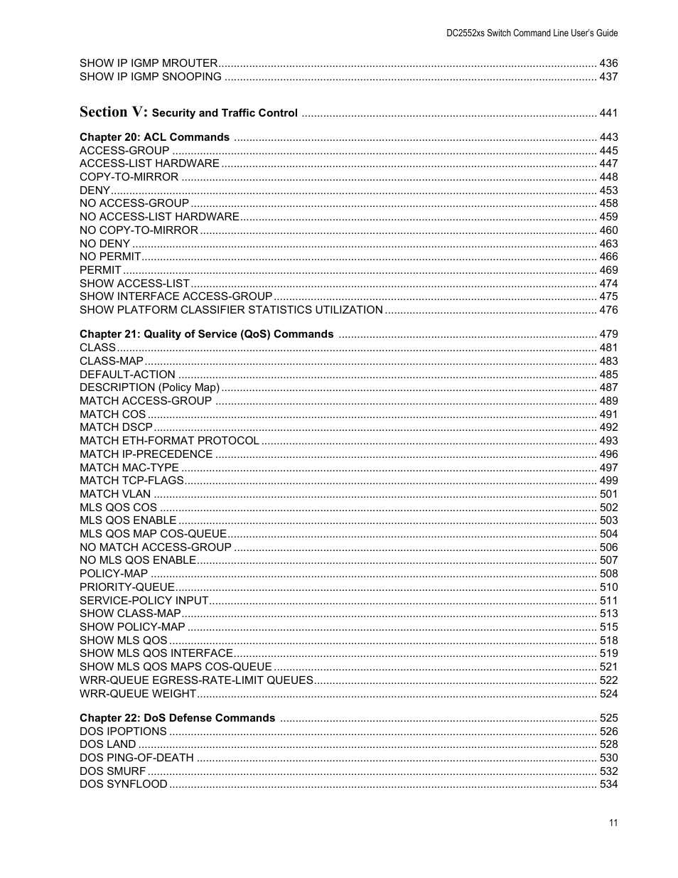 Allied Telesis AT-DC2552XS User Manual | Page 11 / 550