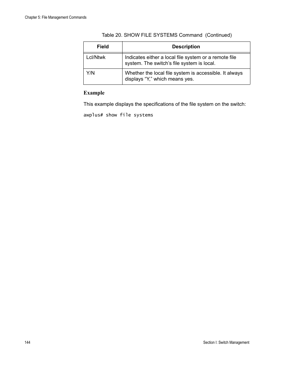 Allied Telesis AT-DC2552XS User Manual | Page 144 / 550
