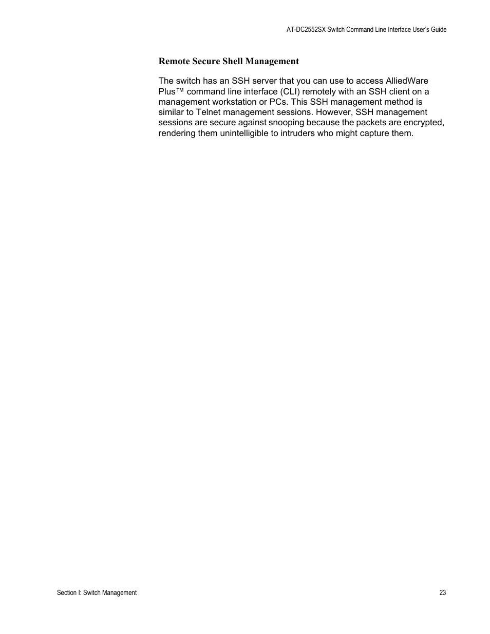 Allied Telesis AT-DC2552XS User Manual | Page 23 / 550