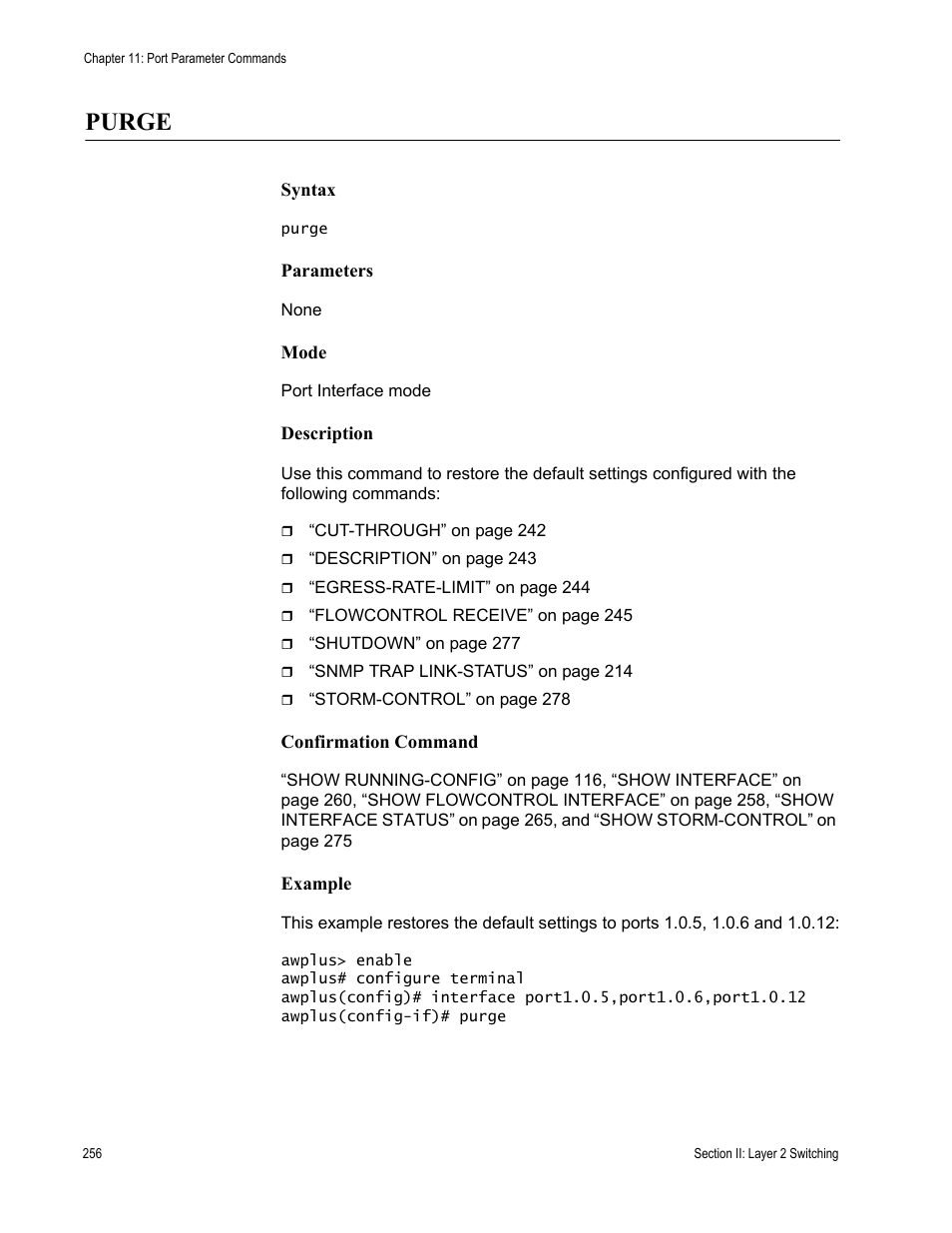 Purge | Allied Telesis AT-DC2552XS User Manual | Page 256 / 550