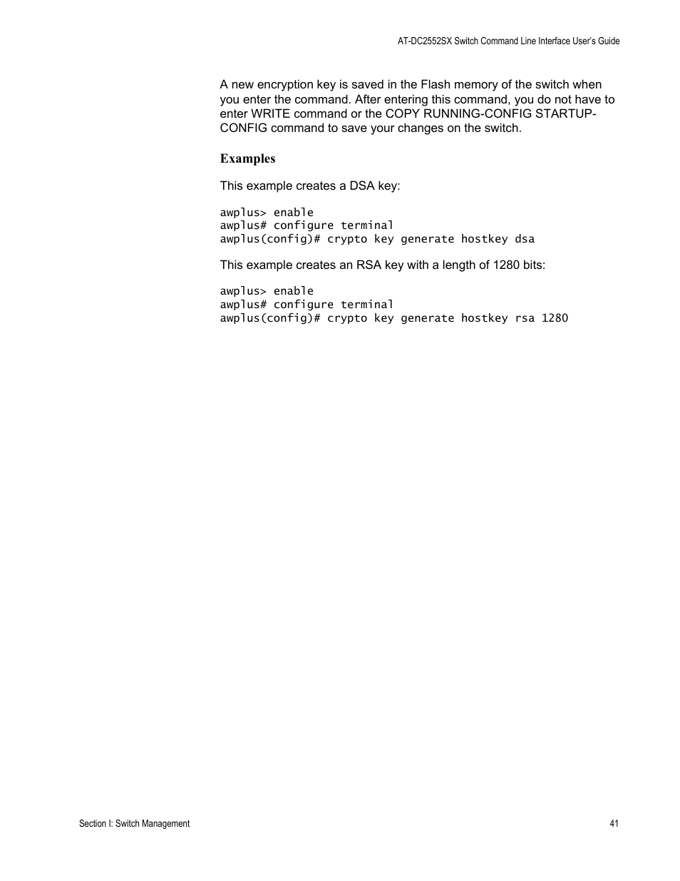 Allied Telesis AT-DC2552XS User Manual | Page 41 / 550