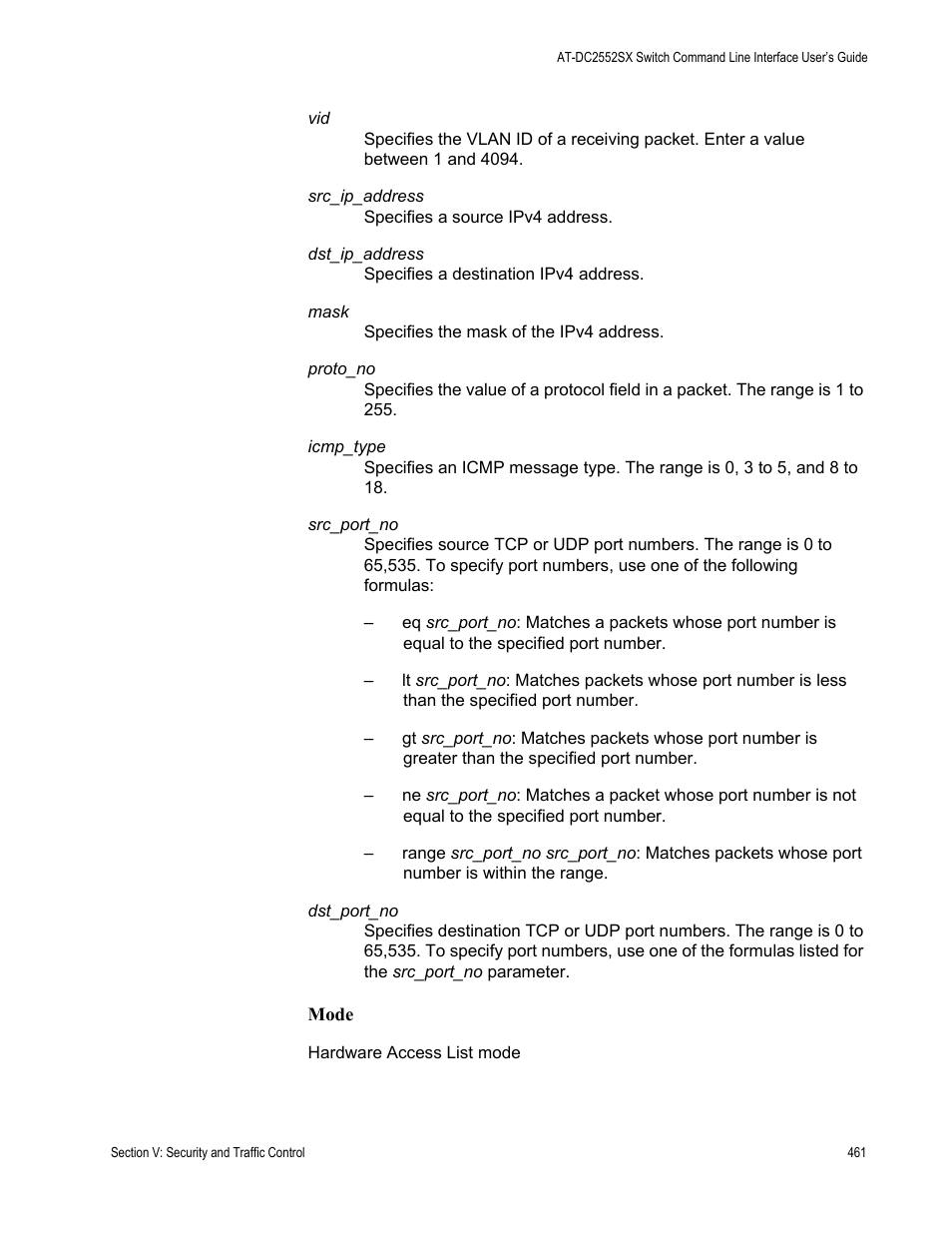 Allied Telesis AT-DC2552XS User Manual | Page 461 / 550
