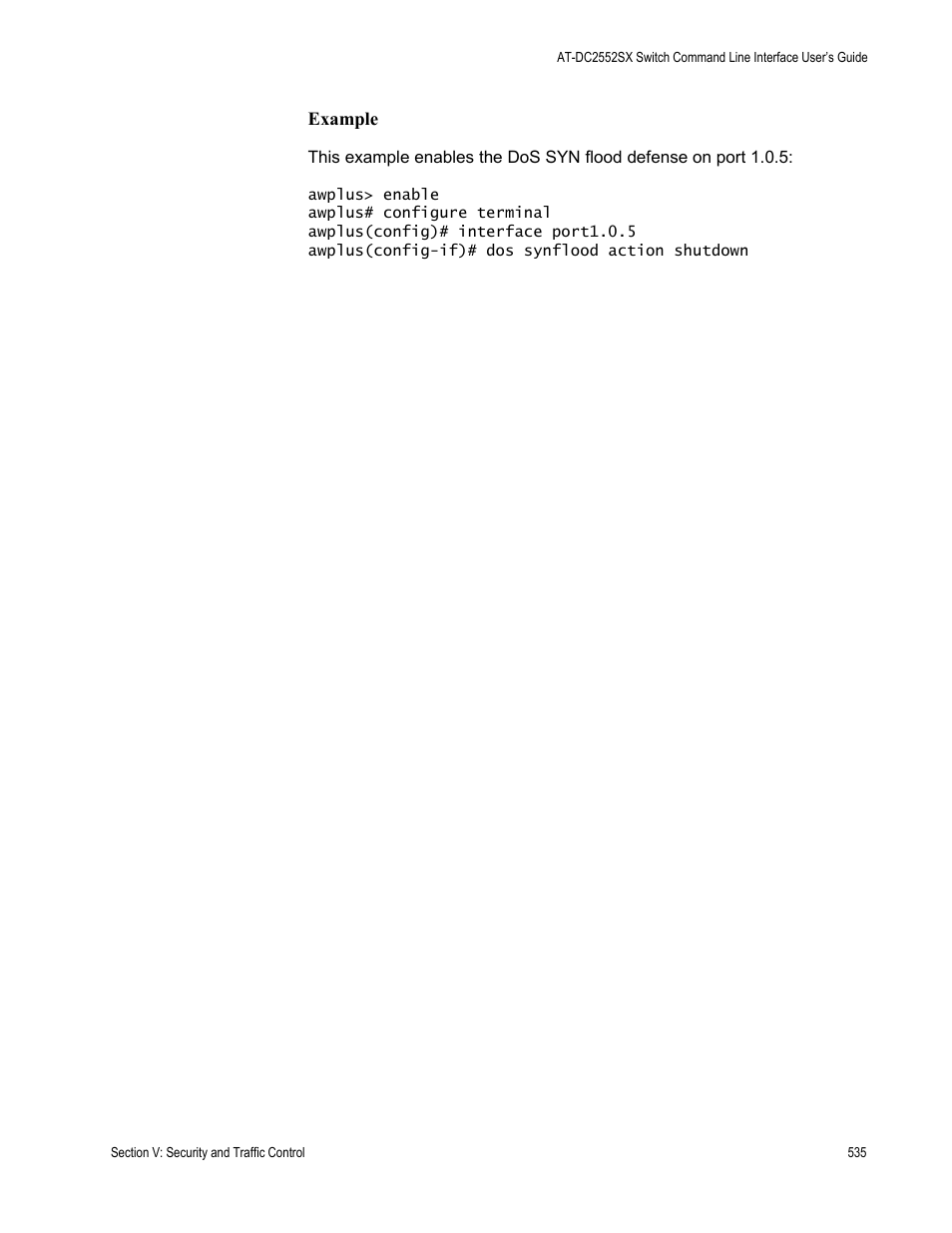 Allied Telesis AT-DC2552XS User Manual | Page 535 / 550