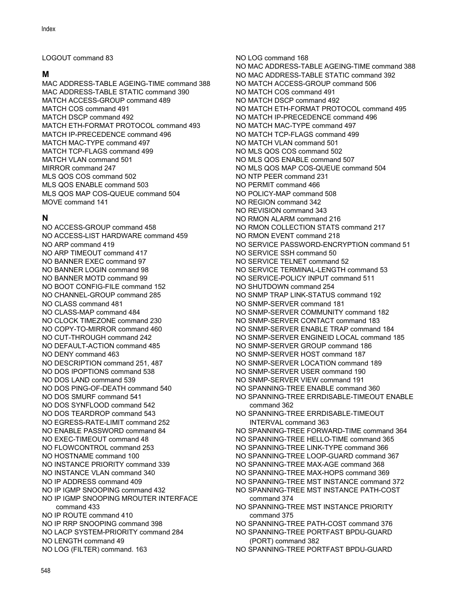 Allied Telesis AT-DC2552XS User Manual | Page 548 / 550